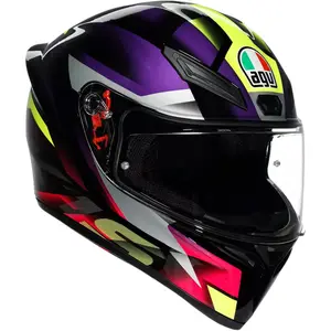Imagem 3 de Capacete AGV K1S Fastlap - Preto/Roxo/Rosa