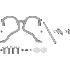 Imagem 2 de Protetor de Motor Givi Royal Enfield Himalayan/Scram 411 - TN9050