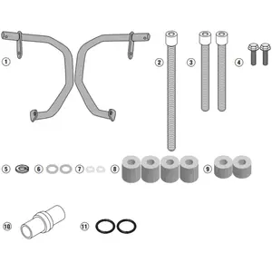 Imagem 2 de Protetor de Motor Givi Royal Enfield Interceptor 650 - TN9051