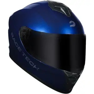 Imagem 4 de Capacete Race Tech Hit Monocolor - Azul
