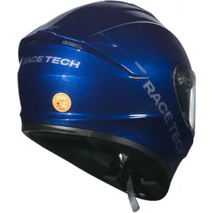 Imagem 8 de Capacete Race Tech Hit Monocolor - Azul