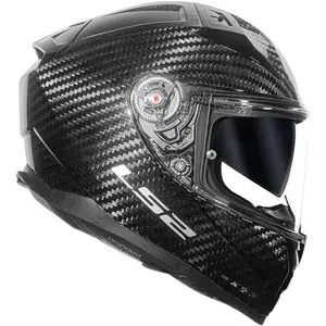 Imagem 2 de Capacete LS2 Vector 2 FF811 Carbon Solid - Preto