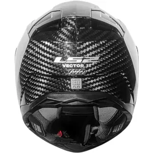 Imagem 7 de Capacete LS2 Vector 2 FF811 Carbon Solid - Preto