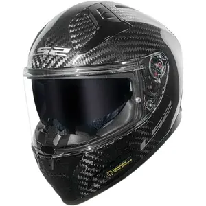 Imagem 3 de Capacete LS2 Vector 2 FF811 Carbon Solid - Preto