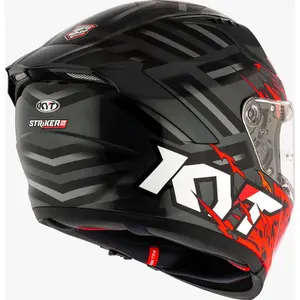 Imagem 7 de Capacete KYT Striker 2V Flaming - Cinza/Vermelho