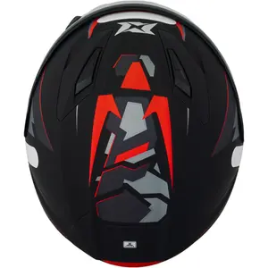 Imagem 4 de Capacete Axxis Segment Frantic B5 - Preto/Vermelho Fosco