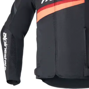 Imagem 4 de Jaqueta Alpinestars T GP Plus R V4 Airflow - Preto/Vermelho Fluor