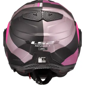 Imagem 12 de Capacete LS2 Advant X FF901 Ultra - Cinza/Roxo Fosco (Articulado)