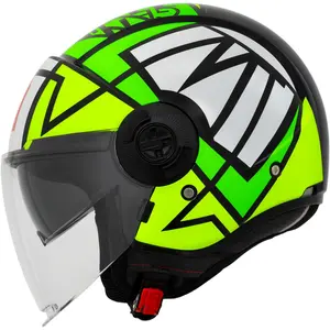Imagem 1 de Capacete MT Viale SV Gam C16 - Verde Fluor (Aberto)