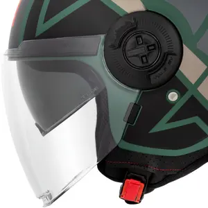 Imagem 4 de Capacete MT Viale SV Gam C26 - Verde Fosco (Aberto)