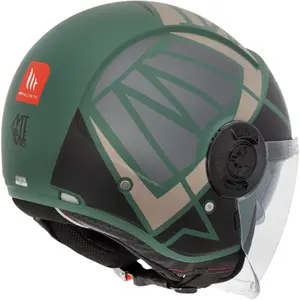 Imagem 3 de Capacete MT Viale SV Gam C26 - Verde Fosco (Aberto)