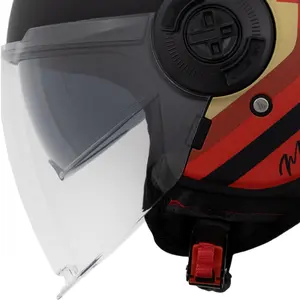 Imagem 4 de Capacete MT Viale SV California D5 - Vermelho Fosco (Aberto)