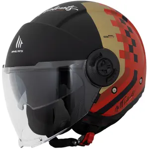 Imagem 2 de Capacete MT Viale SV California D5 - Vermelho Fosco (Aberto)
