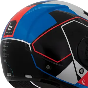 Imagem 6 de Capacete MT Viale SV Shuky A7 - Azul (Aberto)