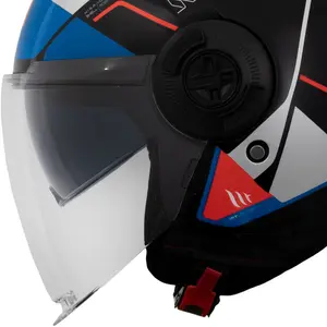 Imagem 4 de Capacete MT Viale SV Shuky A7 - Azul (Aberto)