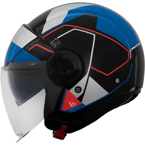 Capacete MT Viale SV Shuky A7 - Azul (Aberto)