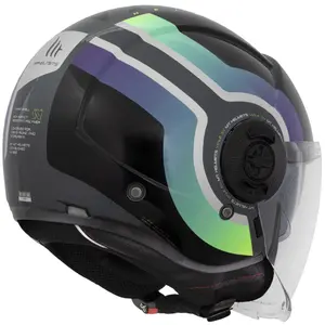 Imagem 3 de Capacete MT Viale SV Stereo A1 - Preto (Aberto)