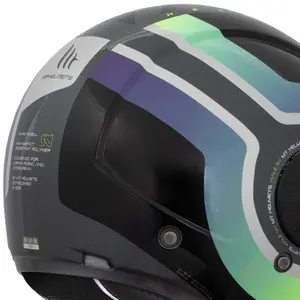 Imagem 6 de Capacete MT Viale SV Stereo A1 - Preto (Aberto)