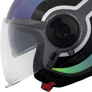 Imagem 4 de Capacete MT Viale SV Stereo A1 - Preto (Aberto)