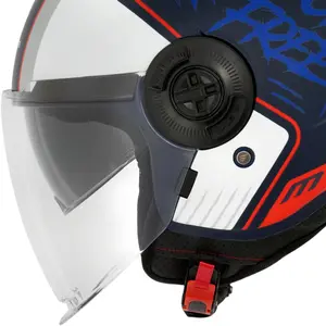 Imagem 5 de Capacete MT Viale SV Pint C7 - Azul Fosco (Aberto)