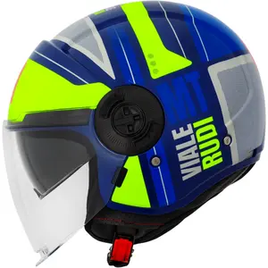 Imagem 1 de Capacete MT Viale SV Rudi D3 - Amarelo Fluor (Aberto)