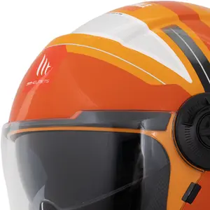 Imagem 5 de Capacete MT Viale SV Rudi C4 - Laranja (Aberto)