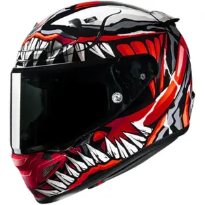 Capacete HJC RPHA 12 Maximized Venom Marvel - Vermelho/Preto (Tri-Composto)