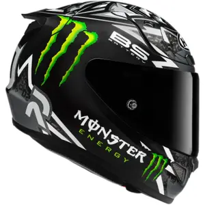 Imagem 2 de Capacete HJC RPHA 12 Fabio Quartararo Monster - Preto/Branco (Tri-Composto)