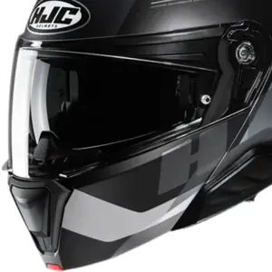 Imagem 3 de Capacete HJC I91 Carst - Preto/Cinza (Articulado)
