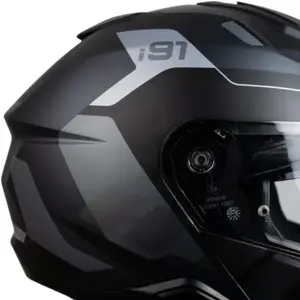 Imagem 4 de Capacete HJC I91 Carst - Preto/Cinza (Articulado)