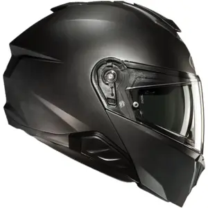 Imagem 2 de Capacete HJC I91 Monocolor - Preto Fosco (Articulado)