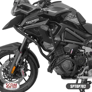 Imagem 3 de Protetor de Motor Carenagem Scam Triumph Tiger 1200 GT Pro/Black Edition (apartir de 2024) Preto - SPTOP782