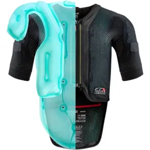Imagem 5 de Colete Alpinestars Tech-Air 7 X - Preto/Vermelho