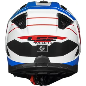 Imagem 9 de Capacete LS2 MX702 Pioneer 2 Namib - Branco/Azul/Vermelho