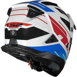 Imagem 6 de Capacete LS2 MX702 Pioneer 2 Namib - Branco/Azul/Vermelho