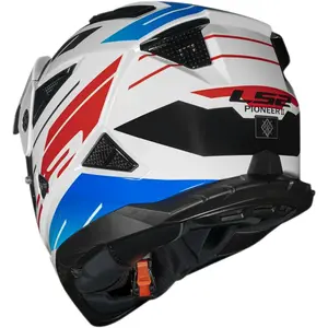 Imagem 7 de Capacete LS2 MX702 Pioneer 2 Namib - Branco/Azul/Vermelho