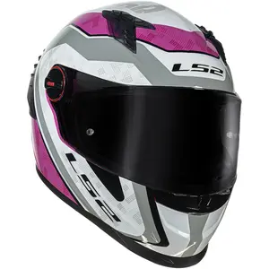 Imagem 4 de Capacete LS2 FF358 Pro Striker - Rosa/Cinza