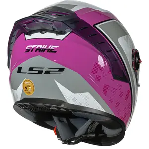 Imagem 6 de Capacete LS2 FF358 Pro Striker - Rosa/Cinza