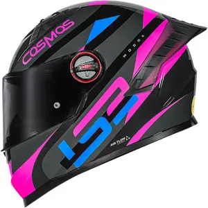 Imagem 1 de Capacete LS2 FF358 Pro Modok - Preto/Rosa