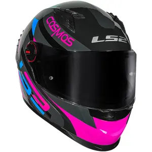 Imagem 4 de Capacete LS2 FF358 Pro Modok - Preto/Rosa