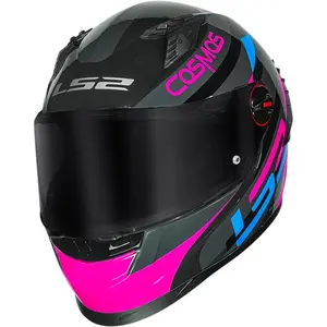 Imagem 3 de Capacete LS2 FF358 Pro Modok - Preto/Rosa