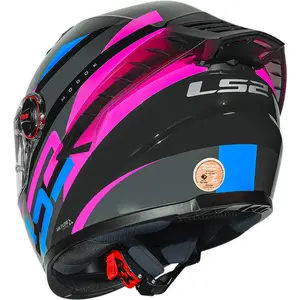 Imagem 5 de Capacete LS2 FF358 Pro Modok - Preto/Rosa