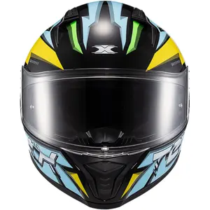 Imagem 5 de Capacete Texx Raptor Genesis - Azul/Amarelo/Branco