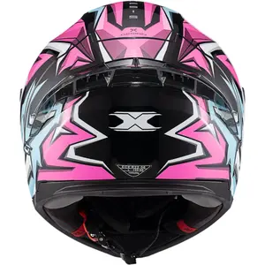 Imagem 7 de Capacete Texx Raptor Genesis - Azul/Rosa/Branco