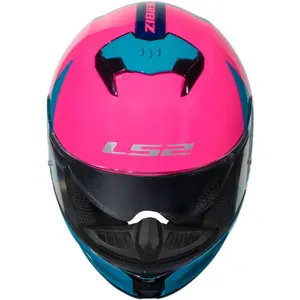 Imagem 5 de Capacete LS2 Stream 2 Thunderbiz - Azul Navy/Rosa