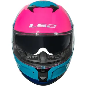 Imagem 6 de Capacete LS2 Stream 2 Thunderbiz - Azul Navy/Rosa