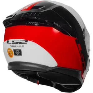 Imagem 4 de Capacete LS2 Stream 2 Thunderbiz - Preto/Vermelho/Branco