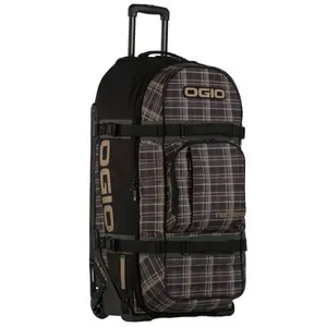Imagem 2 de Mala Ogio Rig 9800 Wheeled Bag Plaidley Tan - Marrom/Preto