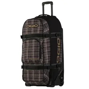 Imagem 3 de Mala Ogio Rig 9800 Wheeled Bag Plaidley Tan - Marrom/Preto