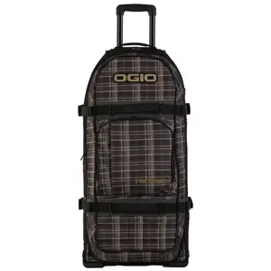 Imagem 5 de Mala Ogio Rig 9800 Wheeled Bag Plaidley Tan - Marrom/Preto